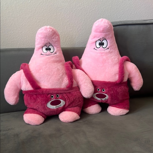 Patrick Star - SpongeBob plushie Pink Plush Toy Set - Picture 1 of 1